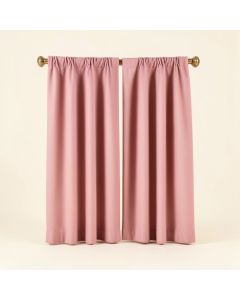 Old House Romantic Room Darkening Rod Pocket Curtain Panels (synthetic illustration; no displayed measurements)