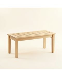 Holly Edge Indoor Bench - Beige (synthetic illustration; no displayed measurements)