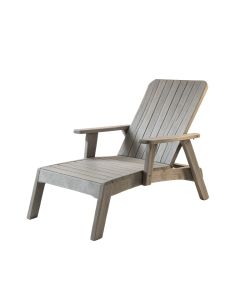 Juniper Bluff Outdoor Lounge Chair - Gray