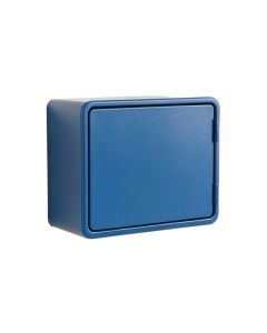 Bay Crossing Wall-Mounted Entry Cabinet - Blue (synthetic illustration; no displayed measurements)