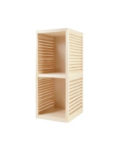 Willow Brook Narrow Cubby Tower - Ivory (synthetic illustration; no displayed measurements)