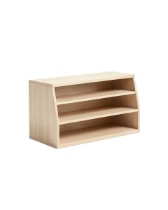 Harbor Arc Low Bookcase - Beige