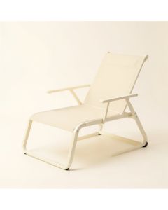 Harbor Canyon Outdoor Lounge Chair - Ivory (synthetic illustration; no displayed measurements)