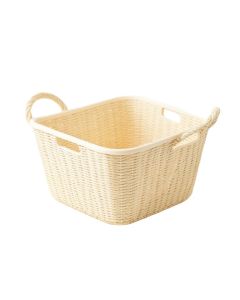 Vale Bend Empty Storage Basket - Cream (synthetic illustration; no displayed measurements)