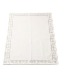 Aspen Bluff Rectangular Area Rug - White (synthetic illustration; no displayed measurements)