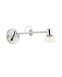 Gilbertson 2-Light Chrome Vanity Light (synthetic illustration; no displayed measurements)