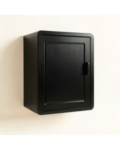 Olive Bridge Wall-Mounted Laundry Cabinet - Black (synthetic illustration; no displayed measurements)