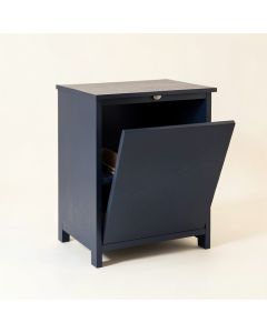Brook Branch Freestanding Pull-Out Hamper Cabinet - Navy (synthetic illustration; no displayed measurements)