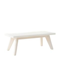 Flint Arc Indoor Bench (synthetic illustration; no displayed measurements)