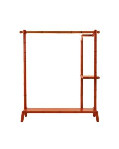 Oak Bend Empty Garment Rack - Terracotta (synthetic illustration; no displayed measurements)