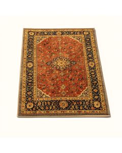 Restoration Oriental Hand-Knotted Multi-Colored Area Rug (synthetic illustration; no displayed measurements)