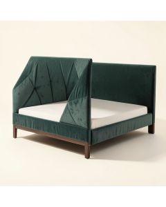 Pamala Upholstered Canopy Bed (synthetic illustration; no displayed measurements)
