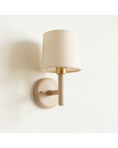 Vale Arc Wall Sconce Mounted On A Plain Wall - Beige (synthetic illustration; no displayed measurements)