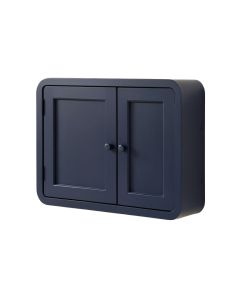 Lake Crest Wall-Mounted Entry Cabinet - Navy (synthetic illustration; no displayed measurements)
