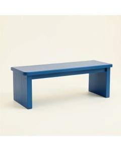 Cedar Brook Indoor Bench - Blue (synthetic illustration; no displayed measurements)