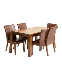 Artin 5 - Piece Solid Wood Breakfast Dining Set (synthetic illustration; no displayed measurements)