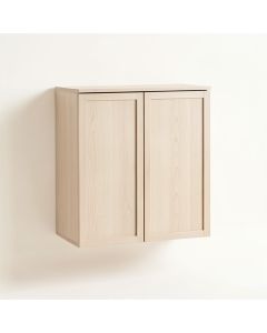 Oak Dale Wall-Mounted Laundry Cabinet - Beige (synthetic illustration; no displayed measurements)
