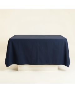 Spruce Bluff Flat Bed Sheet - Navy (synthetic illustration; no displayed measurements)