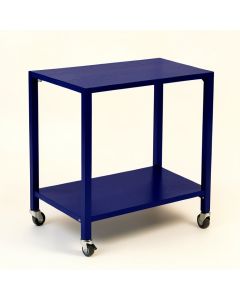 Fern Canyon Empty Rolling Workshop Cart - Navy (synthetic illustration; no displayed measurements)