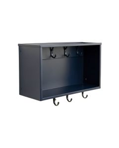 Cedar Dell Wall-Mounted Entryway Organizer Shelf - Navy (synthetic illustration; no displayed measurements)