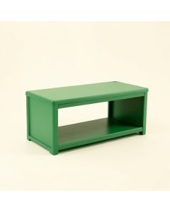 Flint Bridge Narrow Outdoor Storage Bench - Green (synthetic illustration; no displayed measurements)