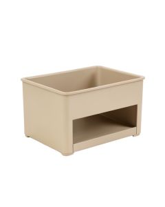 Summit Crest Empty Raised Planter - Beige