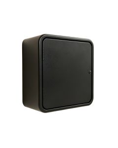 Elm Bend Wall-Mounted Entry Cabinet - Black