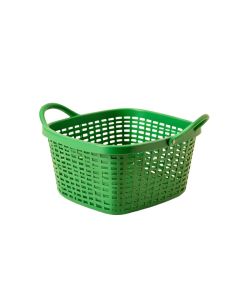 Sage Bridge Empty Storage Basket - Green