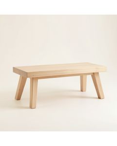 Juniper Bridge Indoor Bench - Beige (synthetic illustration; no displayed measurements)