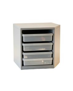 Flint Canyon Small-Parts Storage Drawer Cabinet - Gray (synthetic illustration; no displayed measurements)
