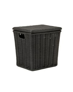 Sage Arc Laundry Hamper - Black (synthetic illustration; no displayed measurements)