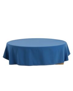 Ash Bridge Flat Bed Sheet - Blue