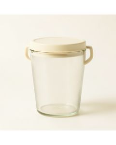 Linden Bluff Storage Canister With Lid - Cream (synthetic illustration; no displayed measurements)