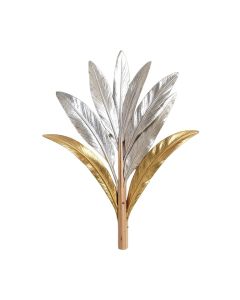 Sunburst Resin Dimensional Palm Box Wall Décor (synthetic illustration; no displayed measurements)