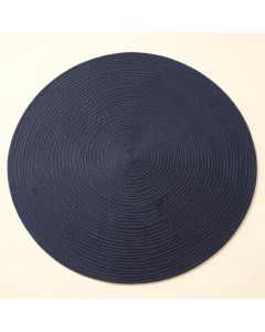 River Brook Round Area Rug - Navy (synthetic illustration; no displayed measurements)