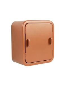 Linden Crossing Wall-Mounted Laundry Cabinet - Terracotta