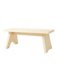 Willow Bluff Indoor Bench - Cream (synthetic illustration; no displayed measurements)