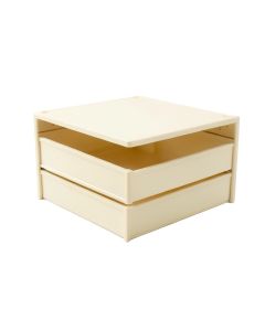 Wren Bend Small-Parts Storage Drawer Cabinet - Ivory