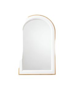 Clay Canyon Framed Wall Mirror - White