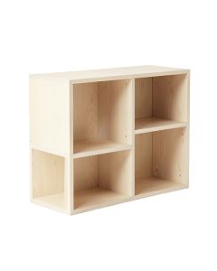 Cliff Crest Desktop Shelving Unit - Ivory