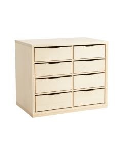 Fern Canyon Small-Parts Storage Drawer Cabinet - Ivory (synthetic illustration; no displayed measurements)
