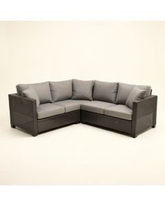 Stiner Outdoor 5 Piece Sofa Seating Group With Cushions (synthetic illustration; no displayed measurements)