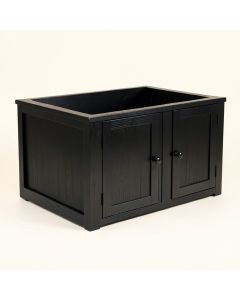 Laurel Arc Empty Furniture-Style Litter Enclosure (synthetic illustration; no displayed measurements)