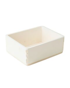 Reed Arc Empty Storage Basket - White (synthetic illustration; no displayed measurements)