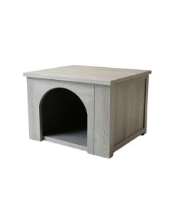 Elm Brook Empty Furniture-Style Litter Enclosure - Gray