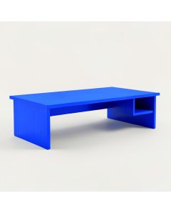 Field Dell Desktop Monitor Riser - Blue (synthetic illustration; no displayed measurements)