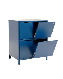 Elm Dell Freestanding Pull-Out Hamper Cabinet - Blue (synthetic illustration; no displayed measurements)