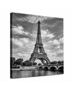 Paris Eiffel Tower By Preston - Photographic Print On Canvas (synthetic illustration; no displayed measurements)