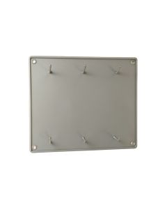 Ridge Brook Empty Wall-Mounted Tool Organizer Panel - Gray