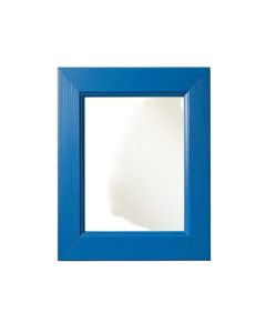 Field Branch Framed Wall Mirror - Blue